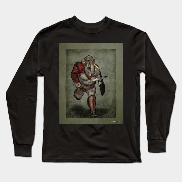 War Beast Long Sleeve T-Shirt by kenmo